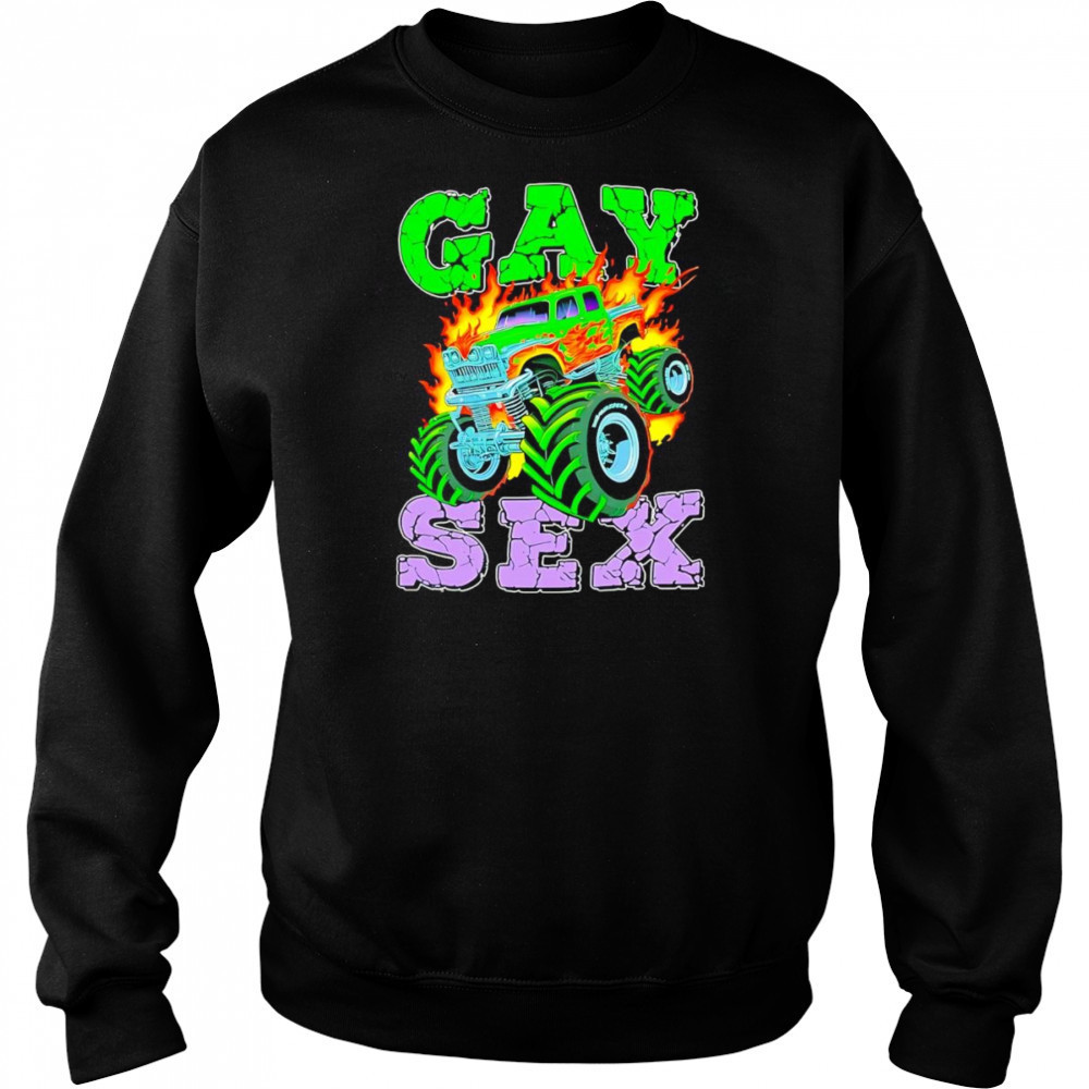 Monster truck gay sex shirt Hoodie