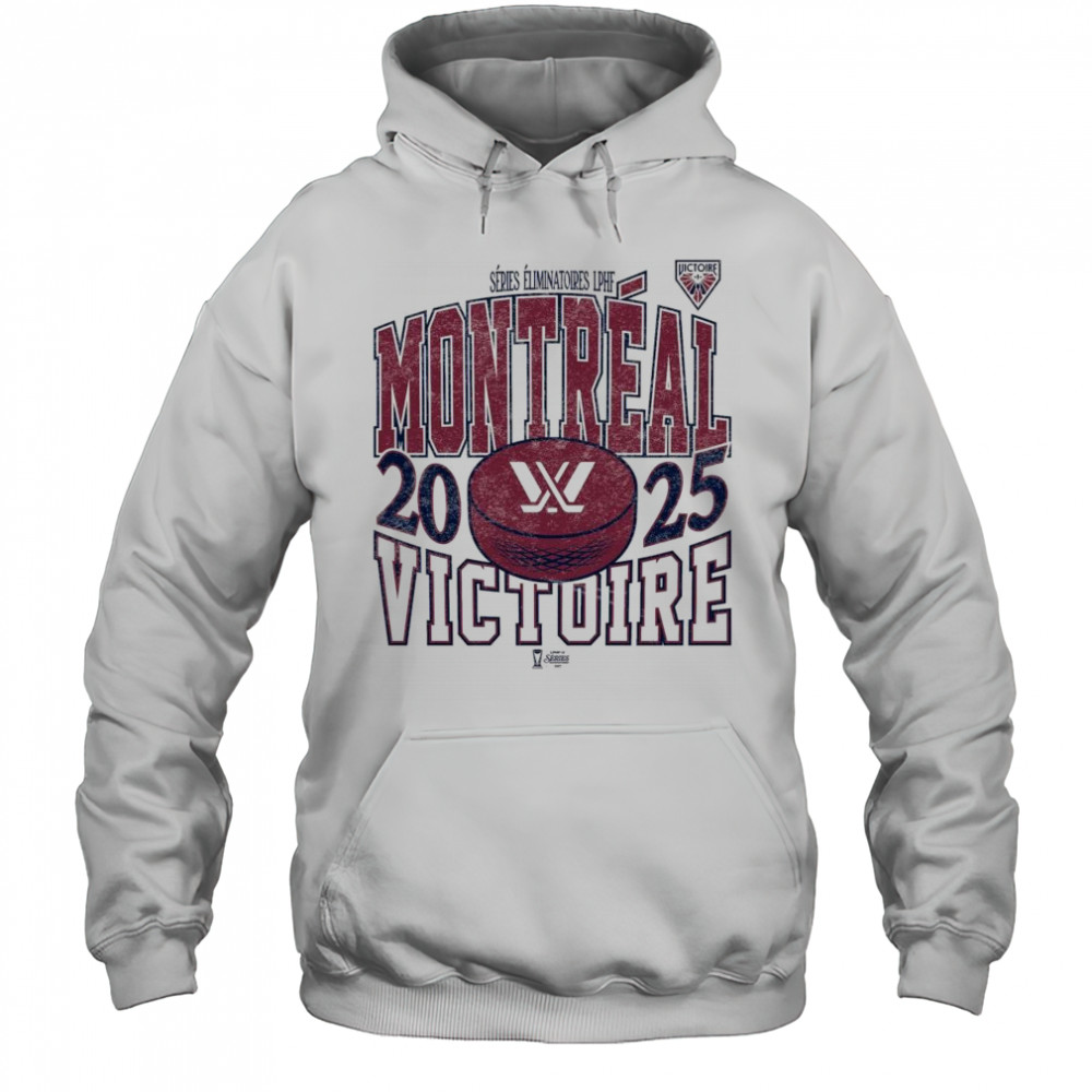 Montreal Victoire Adult Stadium Essentials Playoffs City Revolution 25 Urban Shirt Hoodie