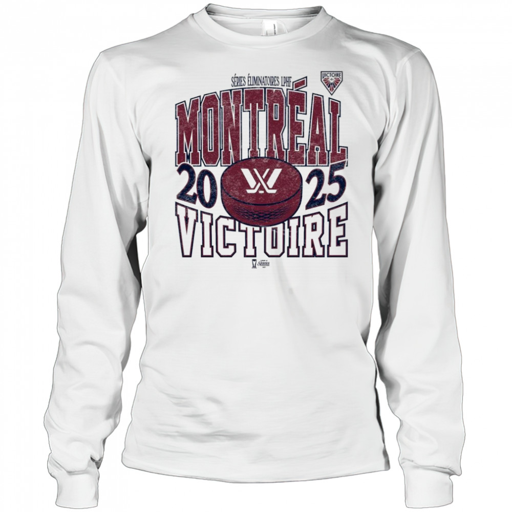 Montreal Victoire Adult Stadium Essentials Playoffs City Revolution 25 Urban Shirt Long Sleeved