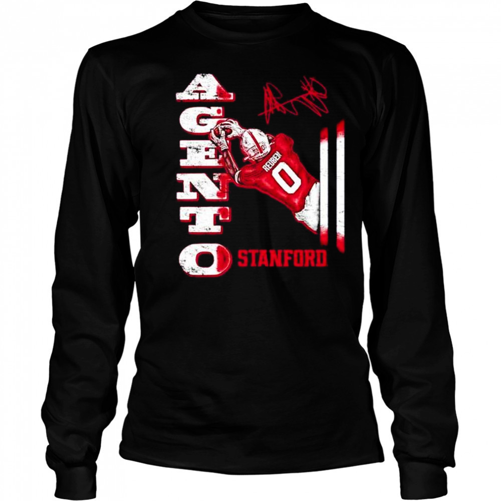 Mudia Reuben Stanford Cardinal comic signature shirt Long Sleeved