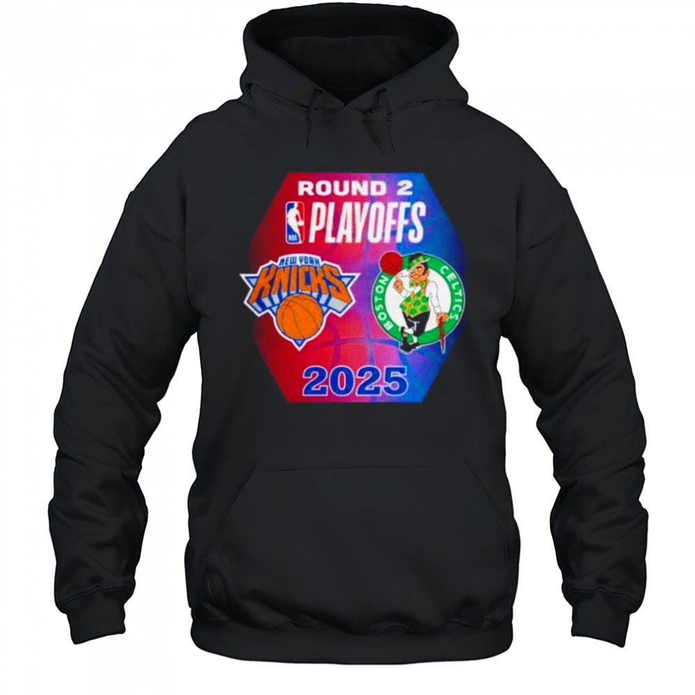NBA Playoffs round 2 New York Knicks vs Boston Celtics 2025 shirt Hoodie