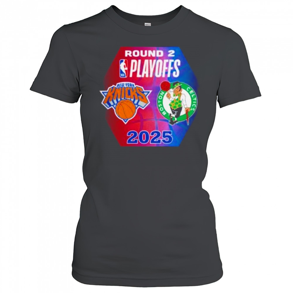 NBA Playoffs round 2 New York Knicks vs Boston Celtics 2025 shirt Women's T-shirt
