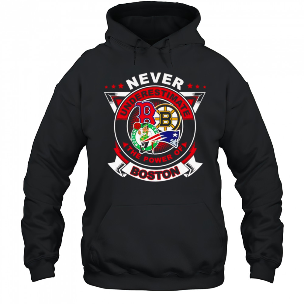 Never underestimate the power of Boston shirt Hoodie