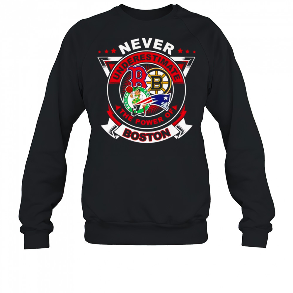 Never underestimate the power of Boston shirt Sweatshirt