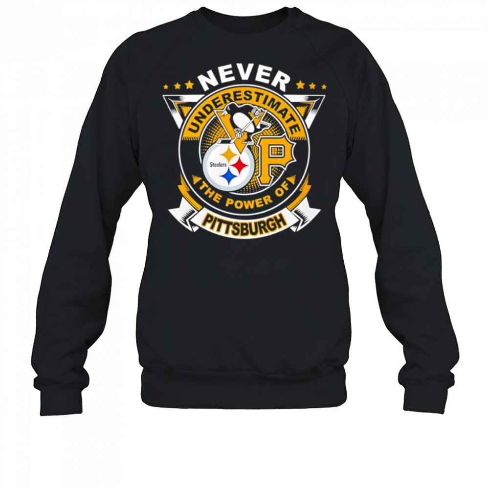 Never underestimate the power of Pittsburgh shirt Sweatshirt