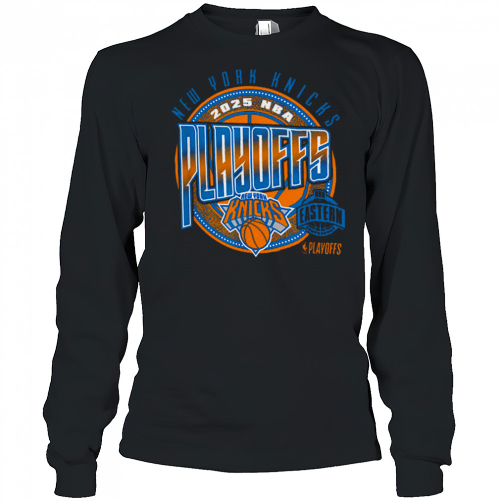 New York Basketball 2025 Playoffs Game Day T Shirt Long Sleeved