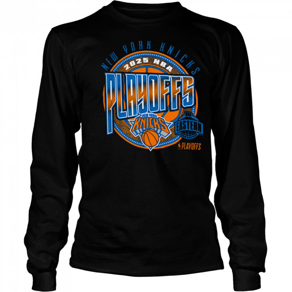 New York Basketball 2025 Playoffs Game Day T Shirt Long Sleeved