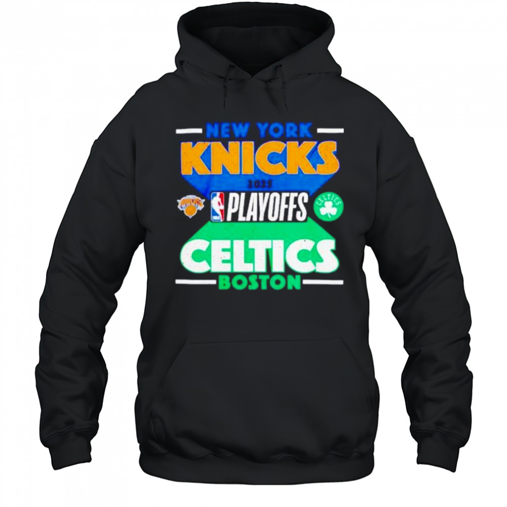 New York Knicks vs Boston Celtics 2025 NBA Playoffs shirt Hoodie