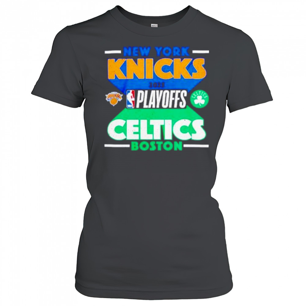 New York Knicks vs Boston Celtics 2025 NBA Playoffs shirt Women's T-shirt