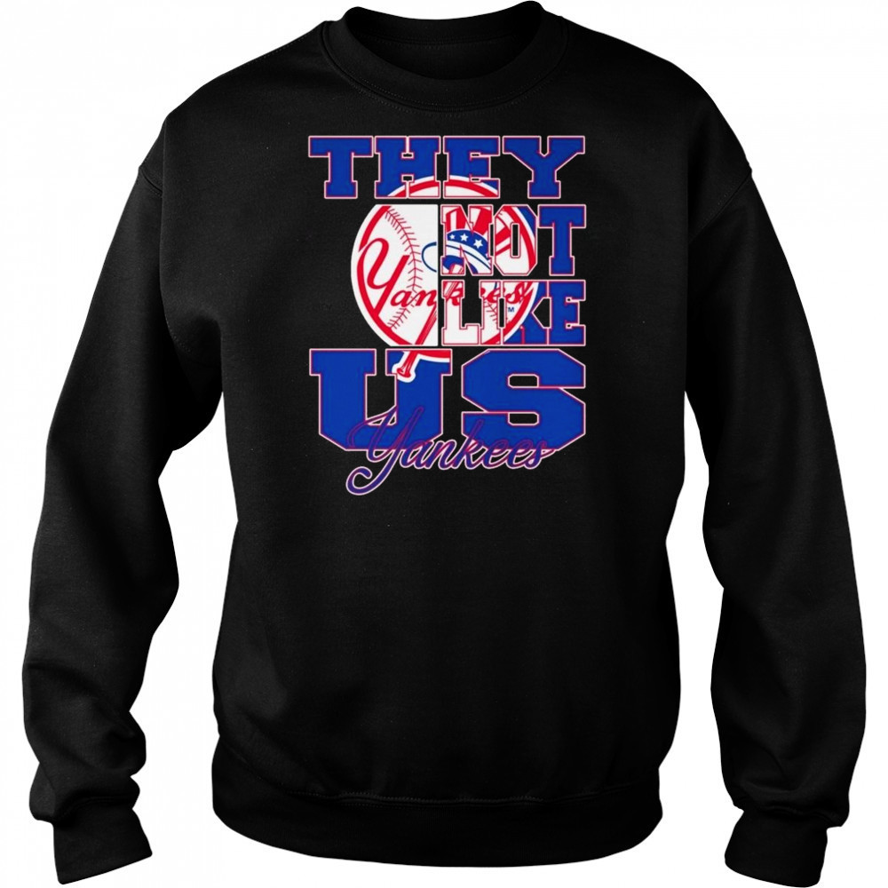 New York Yankees They Not Like Us Logo 2025 Shirt Hoodie