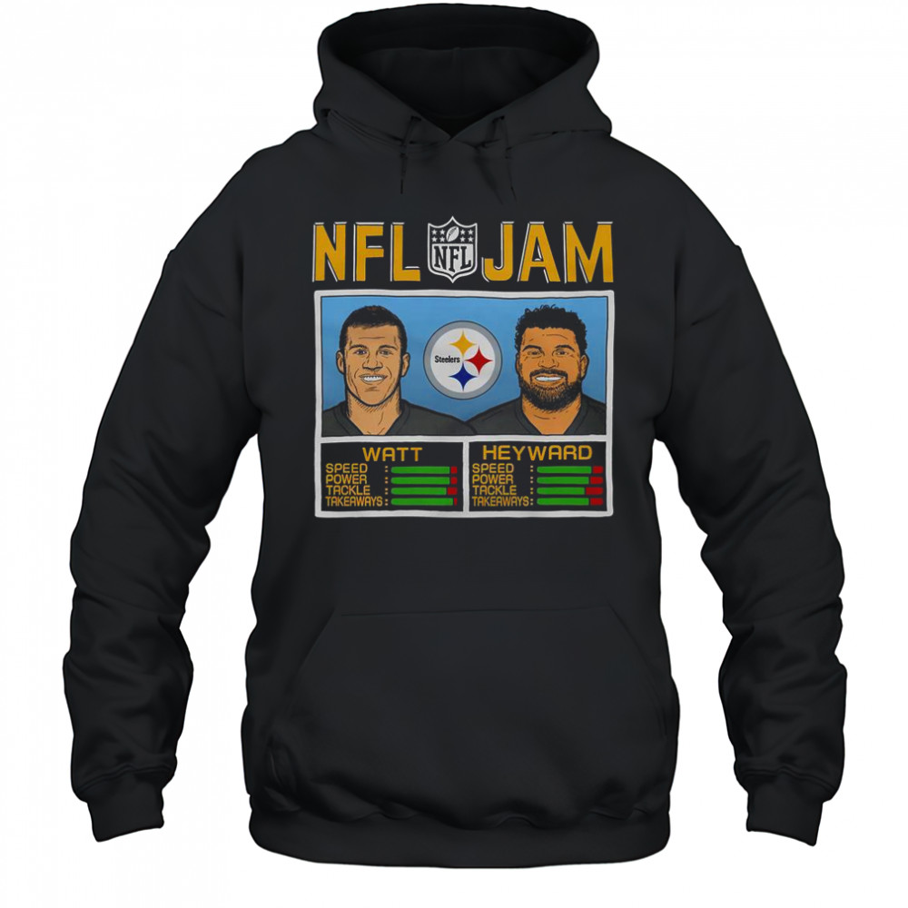 NFL Jam Steelers Watt And Heyward T-Shirt Hoodie