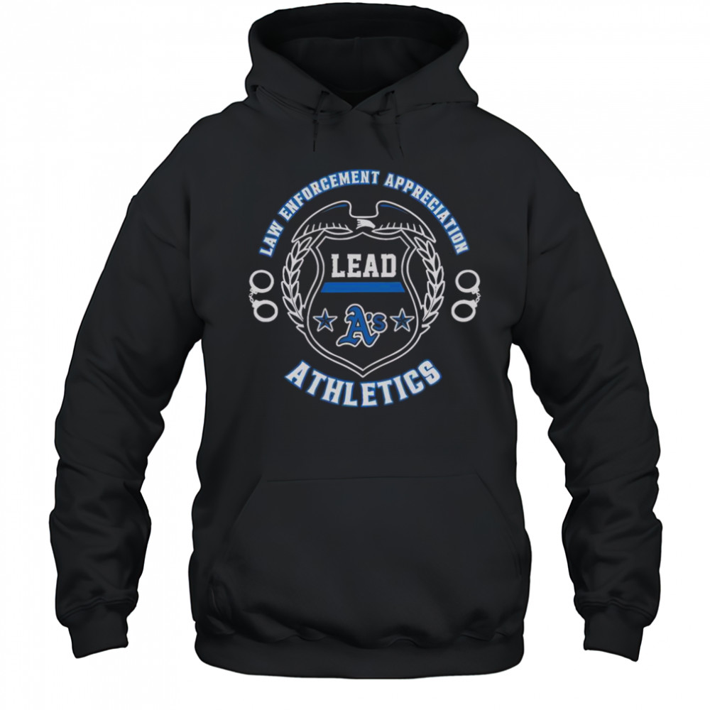 Official Oakland Athletics Law Enforcement Appreciation Day 2025 T-Shirt Hoodie