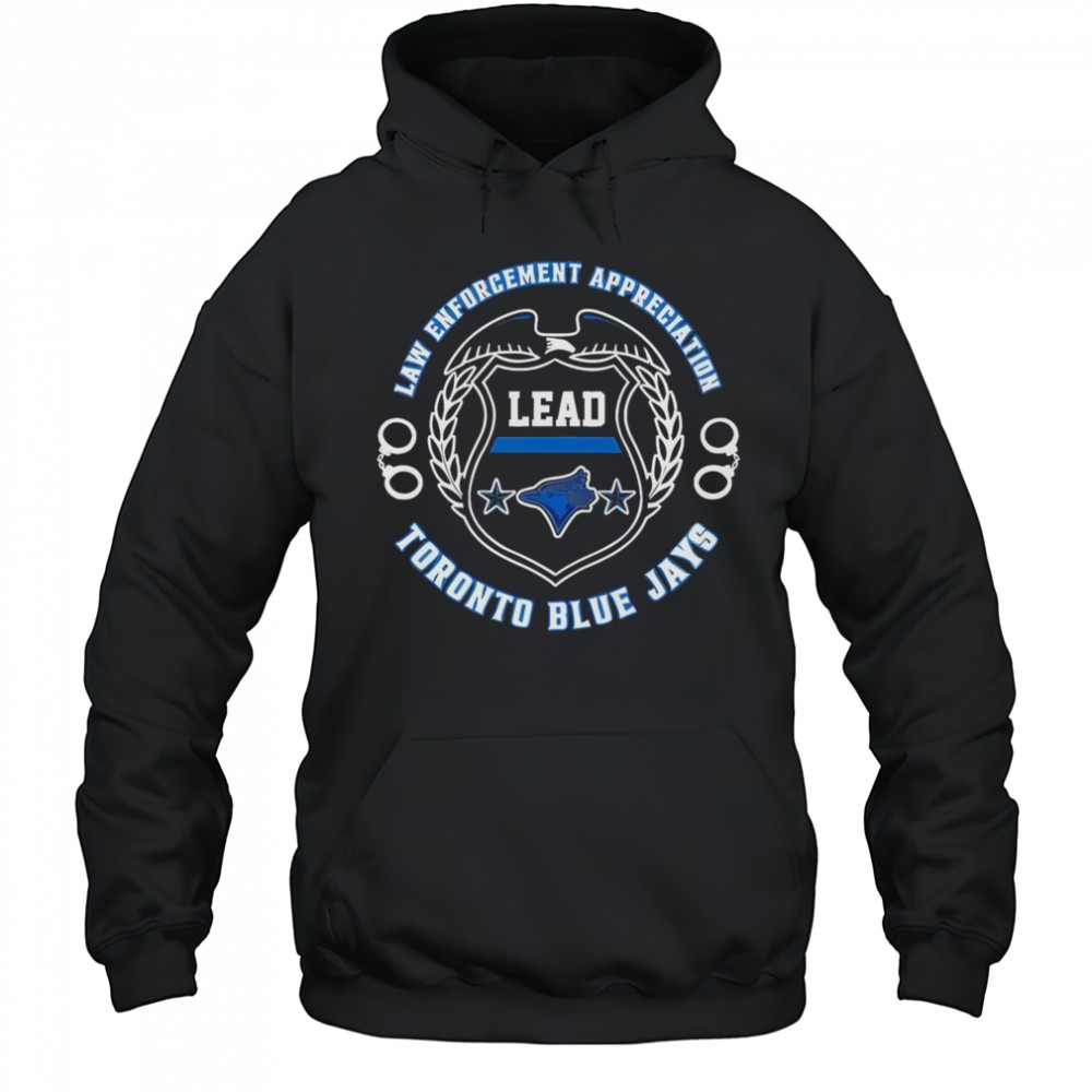 Official Toronto Blue Jays Law Enforcement Appreciation Day 2025 T-Shirt Hoodie