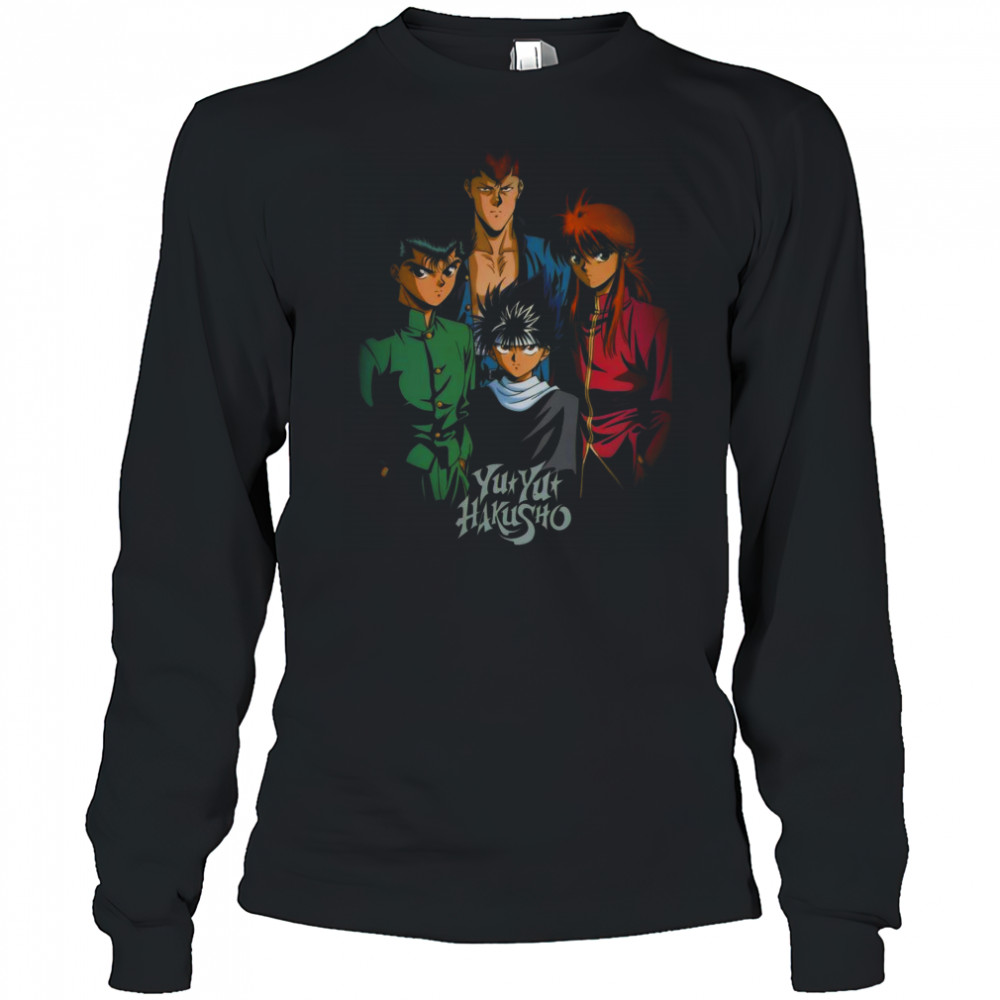 Official Yu Yu Hakusho Vintage T-Shirt Long Sleeved