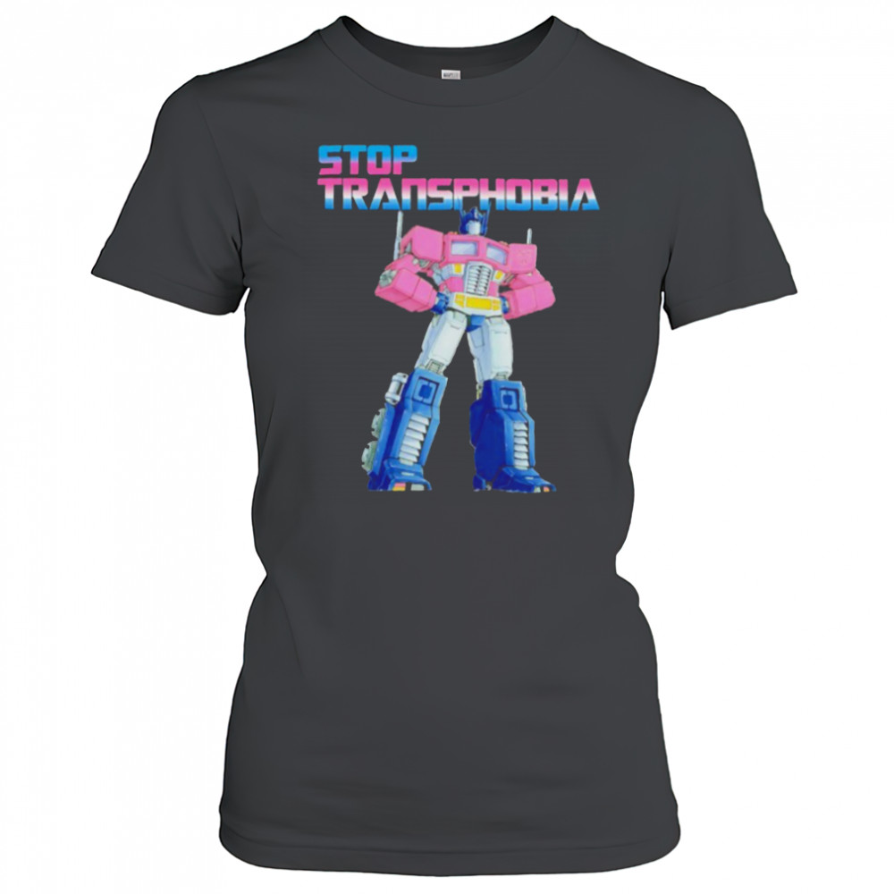 Optimus Prime Stop Transphobia shirt Women's T-shirt