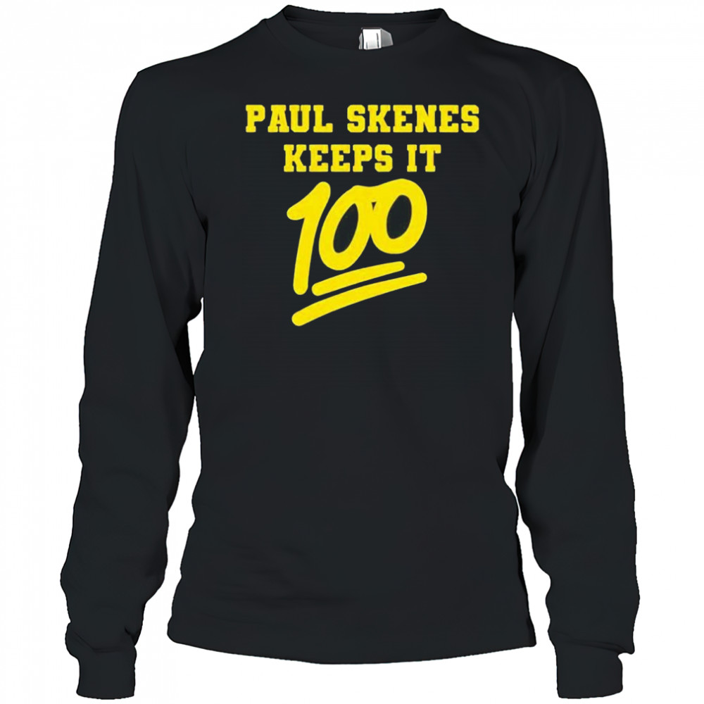 Paul Skenes keeps it 100 Pittsburgh Pirates baseball shirt Long Sleeved