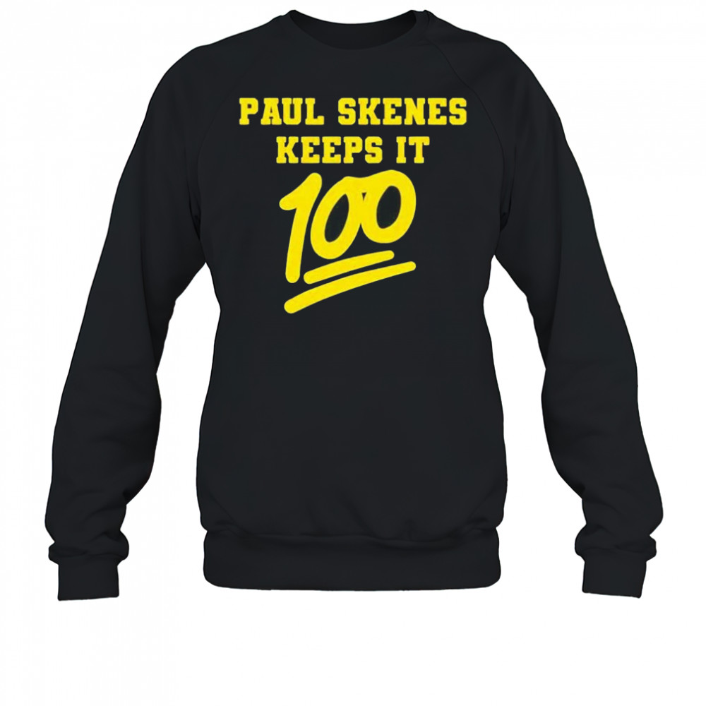 Paul Skenes keeps it 100 Pittsburgh Pirates baseball shirt Sweatshirt