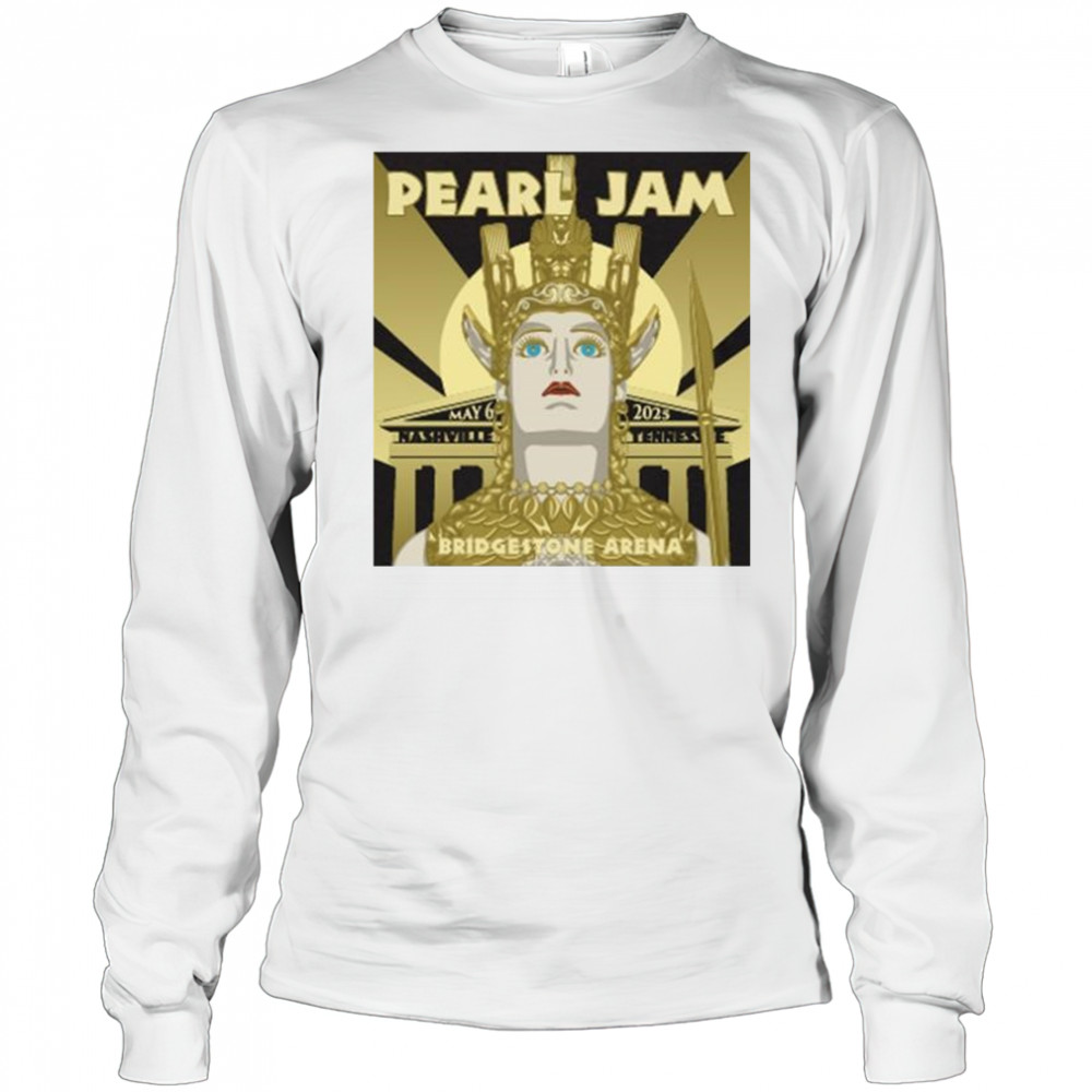 Pearl Jam At Bridgestone Arena May 6 2025 Dark Matter Tour With Teen Jesus And The Jean Teasers Event t-shirt Long Sleeved