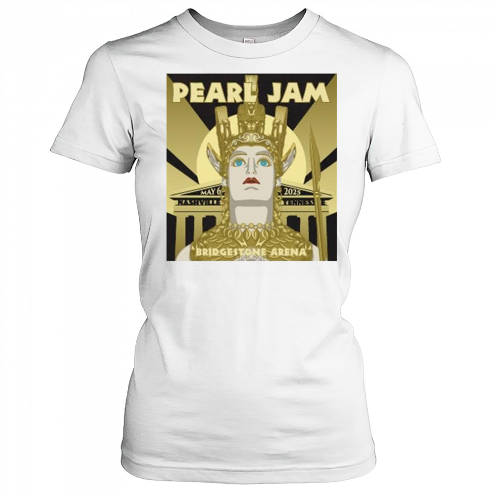 Pearl Jam At Bridgestone Arena May 6 2025 Dark Matter Tour With Teen Jesus And The Jean Teasers Event t-shirt Women's T-shirt
