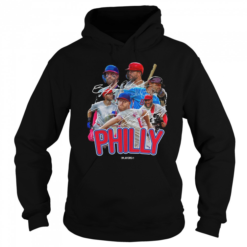 Philadelphia Phillies Baseball Players Signatures Series 2025 t-shirt Sweatshirt
