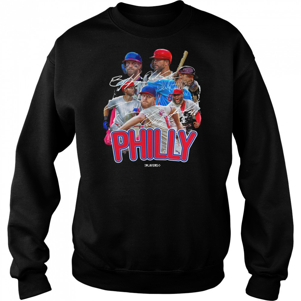 Philadelphia Phillies Baseball Players Signatures Series 2025 t-shirt Hoodie