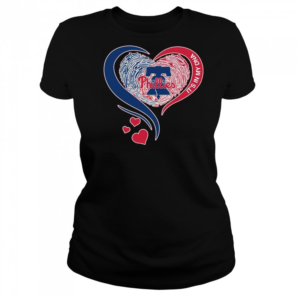 Philadelphia Phillies Heart It’s My DNA 2025 Shirt Women's T-shirt