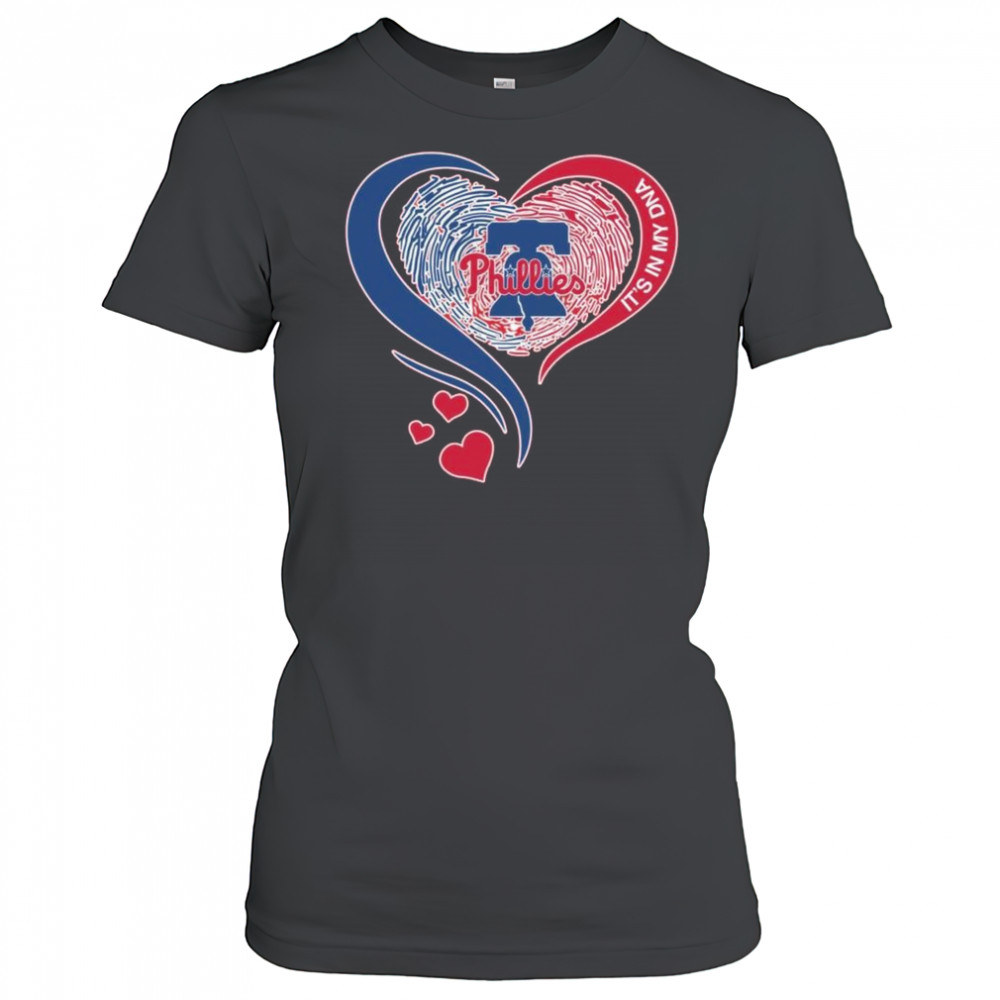 Philadelphia Phillies Heart It’s My DNA 2025 Shirt Women's T-shirt