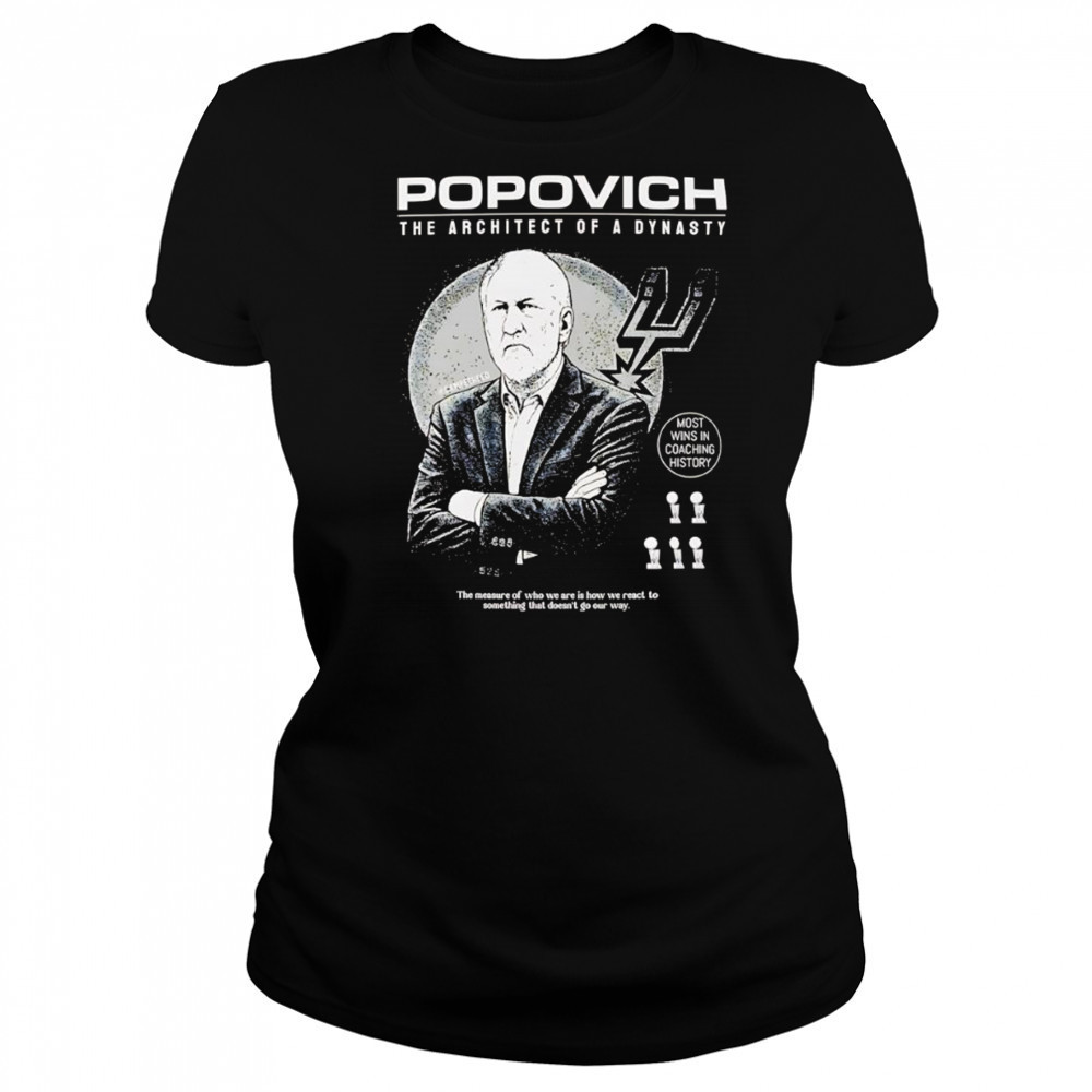 Popovich Architect of a Dynasty shirt Women's T-shirt