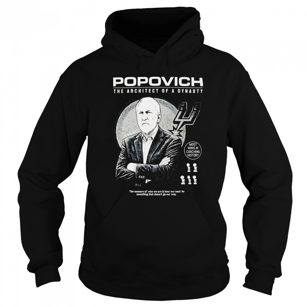 Popovich Architect of a Dynasty shirt Sweatshirt