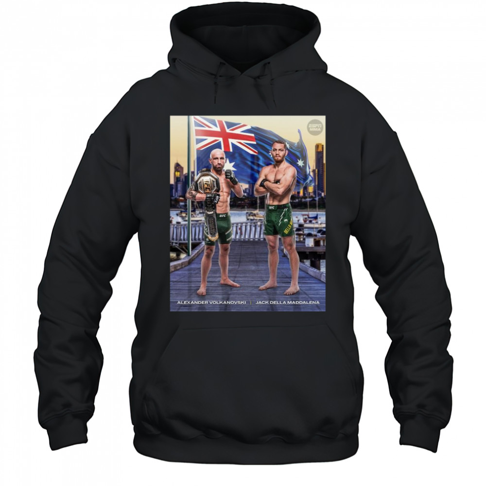 Poster UFC 315 Alexander Volkanovski Vs Jack Della Maddalena Welterweight Title 2025 t-shirt Hoodie