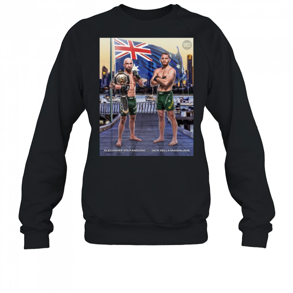 Poster UFC 315 Alexander Volkanovski Vs Jack Della Maddalena Welterweight Title 2025 t-shirt Sweatshirt