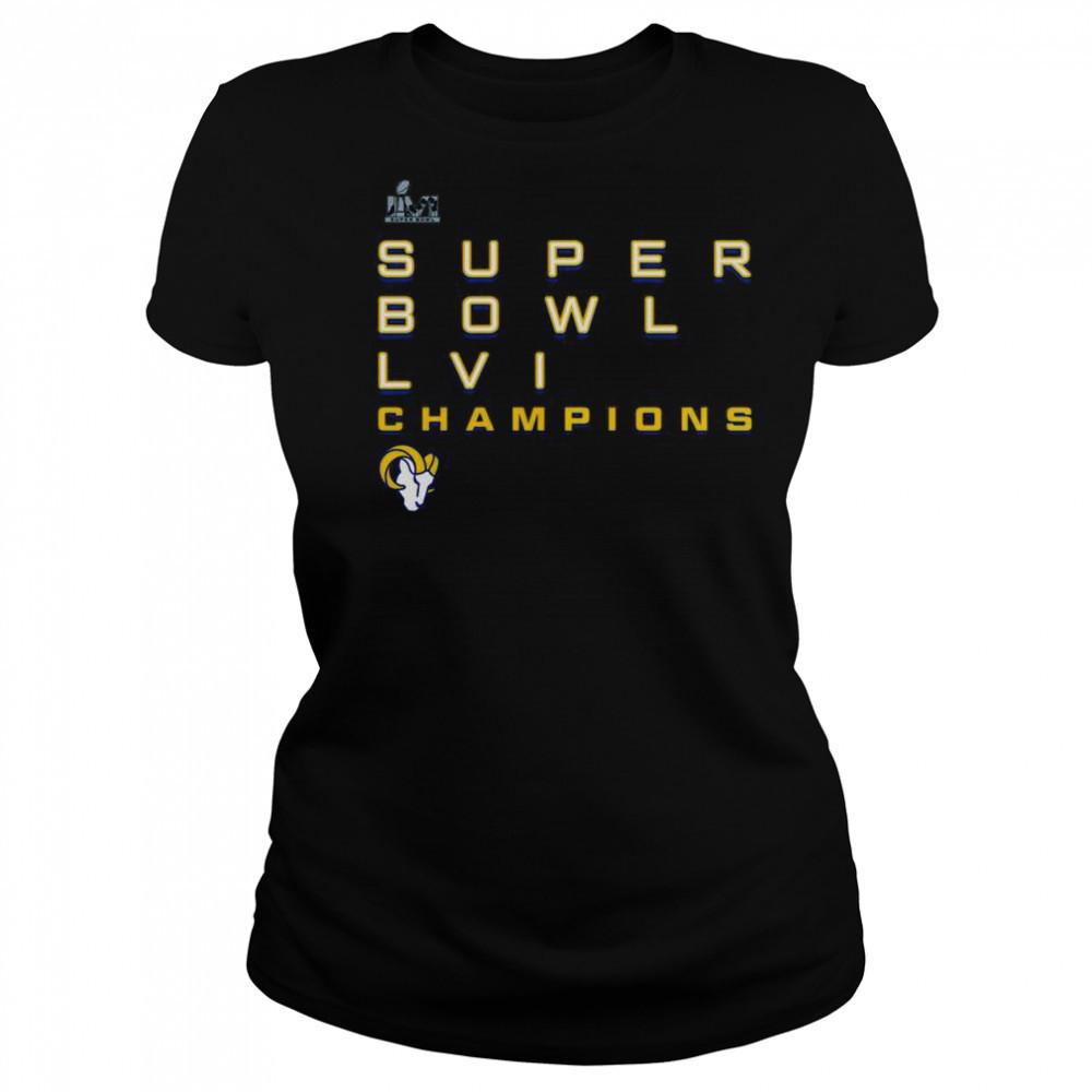 Premium Los Angeles Rams Super Bowl LVI Champions T-Shirt Women's T-shirt