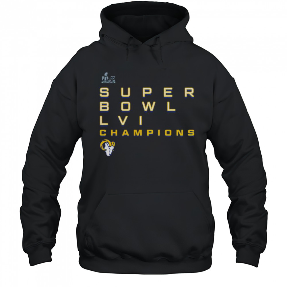 Premium Los Angeles Rams Super Bowl LVI Champions T-Shirt Hoodie