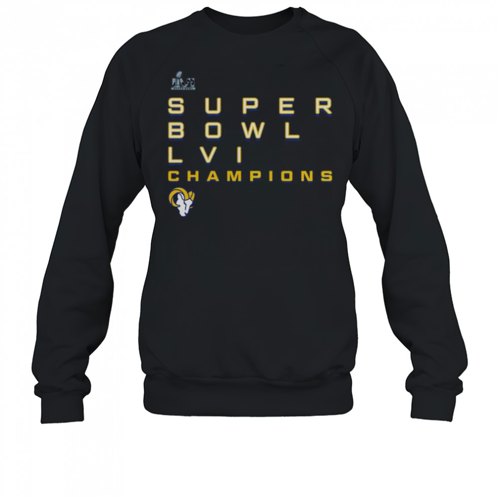 Premium Los Angeles Rams Super Bowl LVI Champions T-Shirt Sweatshirt