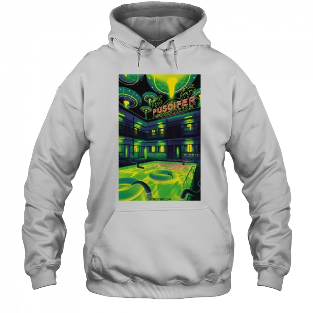 Puscifer Hard Rock Live Hollywood FL May 6 2025 Tour t-shirt Hoodie