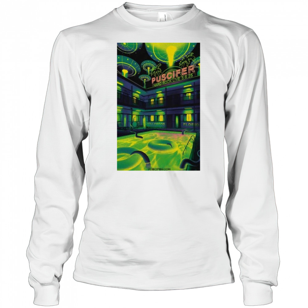 Puscifer Hard Rock Live Hollywood FL May 6 2025 Tour t-shirt Long Sleeved