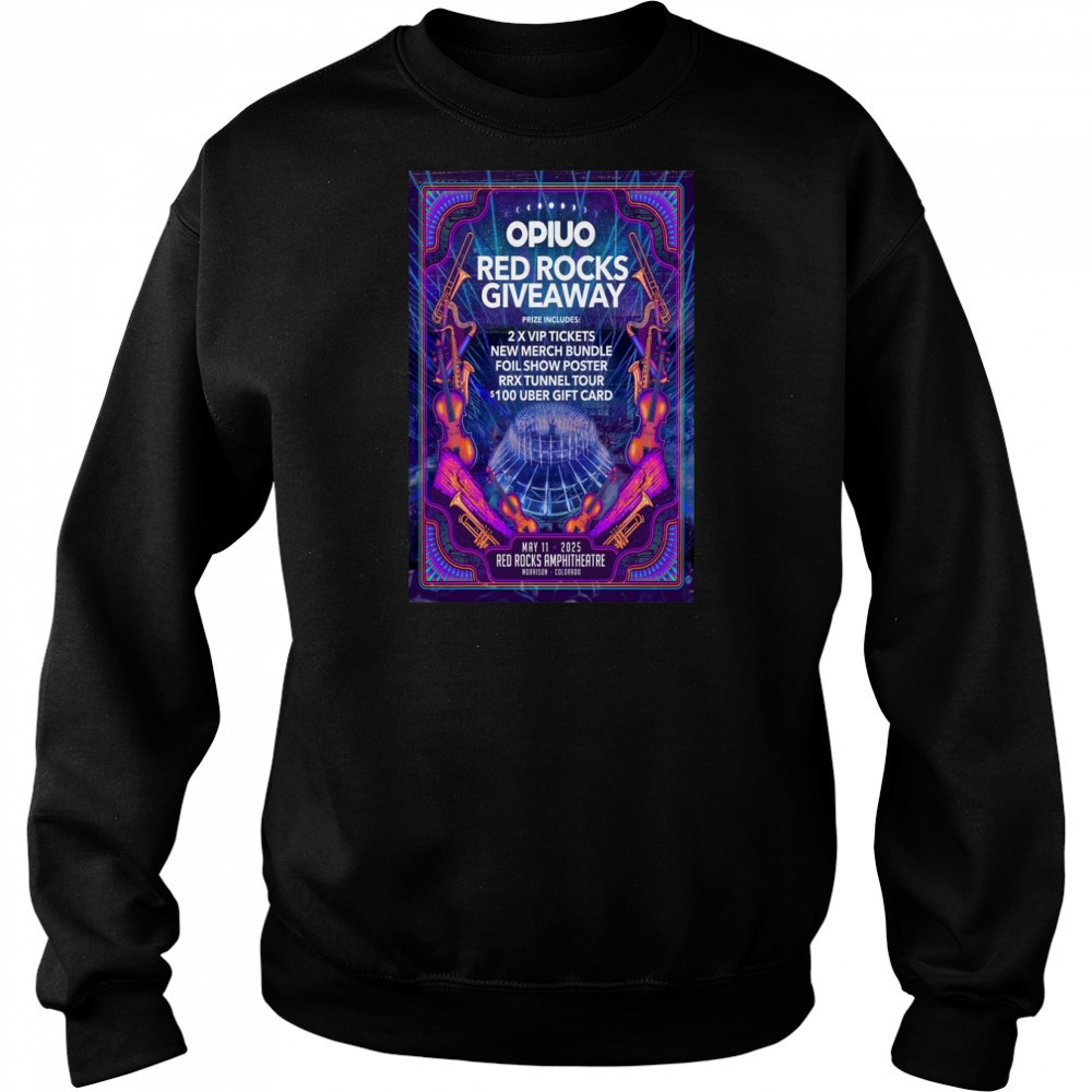 Red Rocks Amphitheatre At May 11 2025 Shirt Hoodie