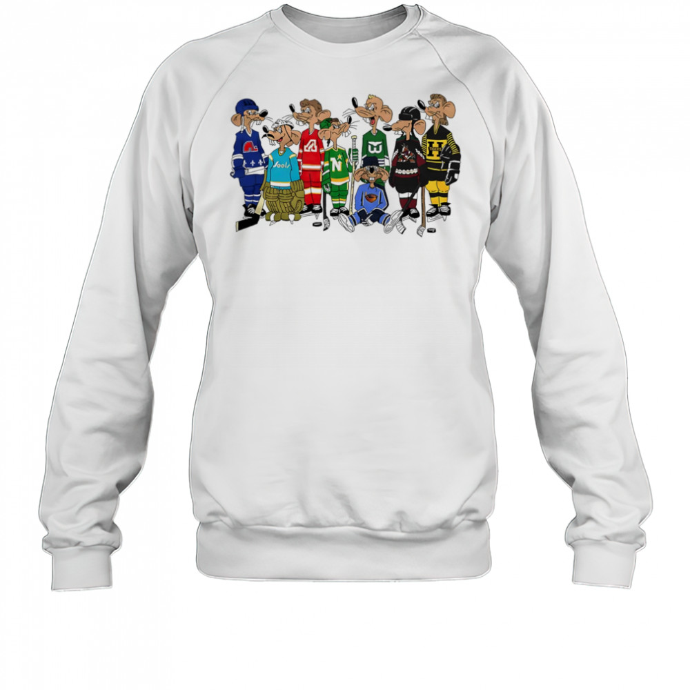 Rink rats retro hockey shirt Sweatshirt