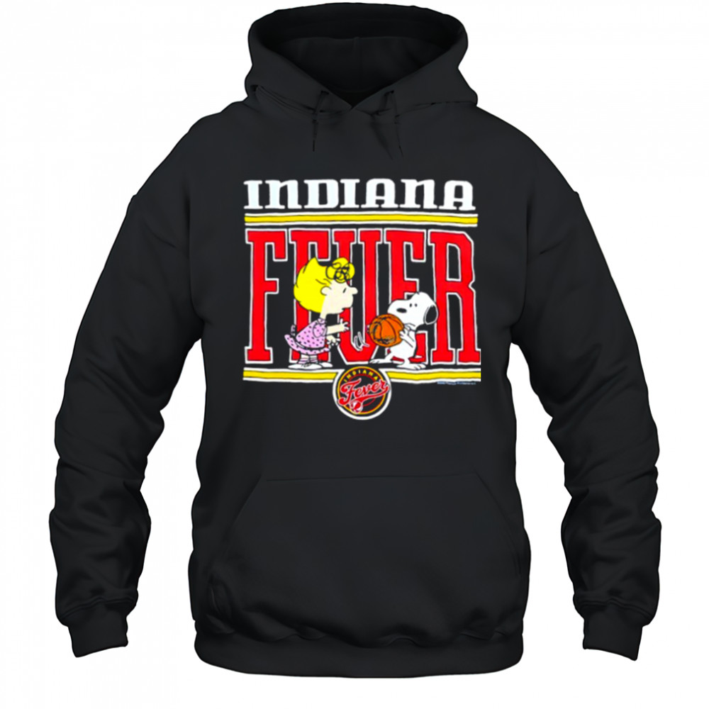 Sally Brown and Snoopy Indiana Fever basketball 2025 shirt Hoodie