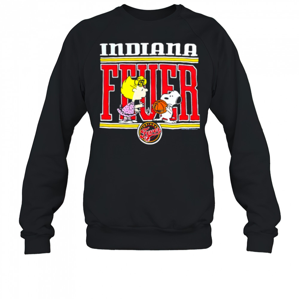 Sally Brown and Snoopy Indiana Fever basketball 2025 shirt Sweatshirt