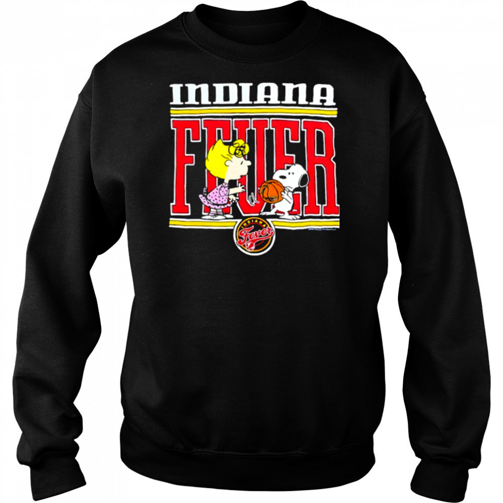 Sally Brown and Snoopy Indiana Fever basketball 2025 shirt Hoodie