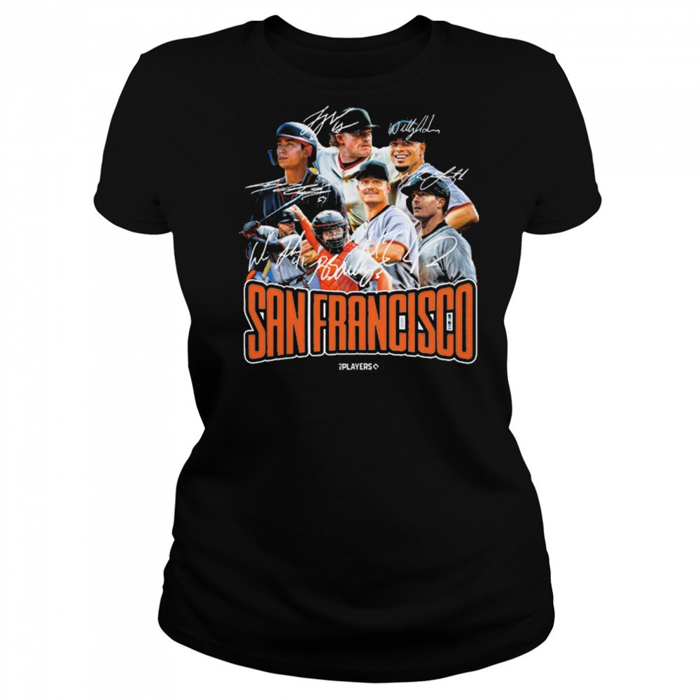 San Francisco Padres MLB Players Series Signatures Shirt Women's T-shirt