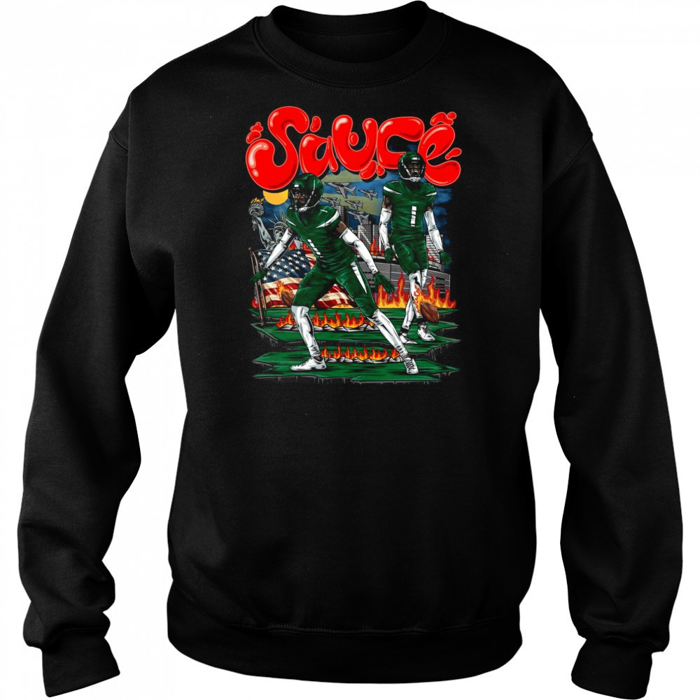 Sauce Gardner New York Jets NFL Football Planet Euphoria Painting t-shirt Hoodie
