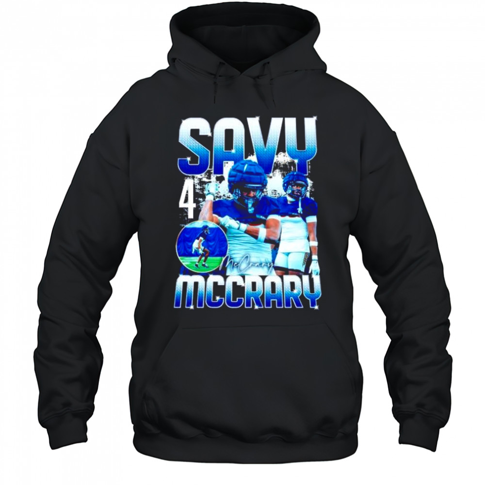 Savy McCrary player collage graphic shirt Hoodie