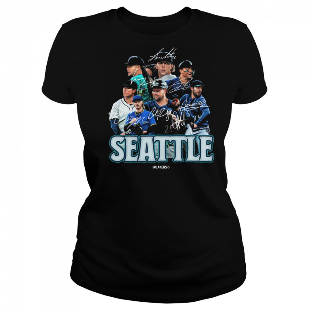 Seattle Mariners MLB Players Series Signatures Shirt Women's T-shirt
