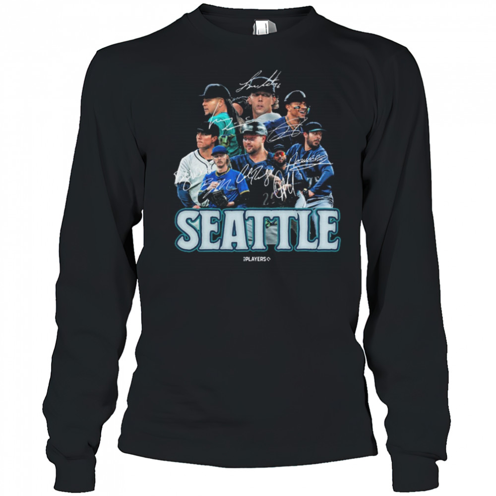 Seattle Mariners MLB Players Series Signatures Shirt Long Sleeved