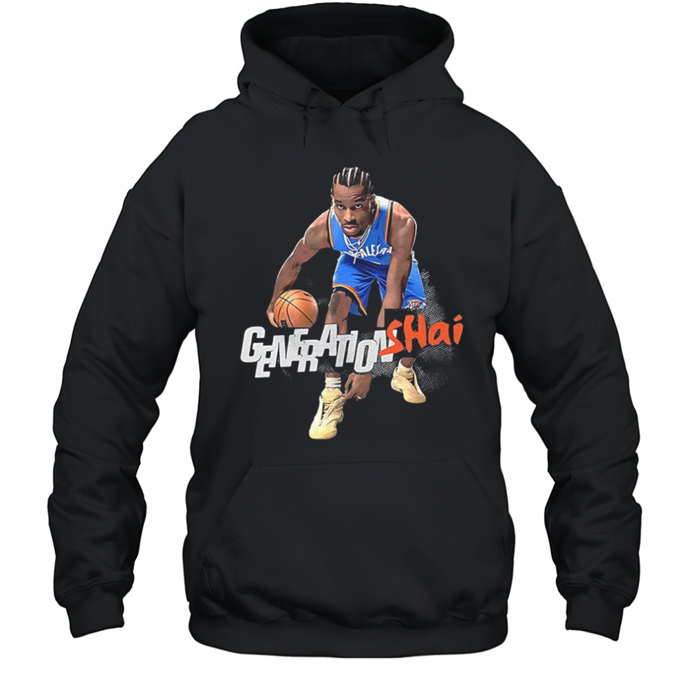 Shai Gilgeous-Alexander Oklahoma City Thunder SLAM February March 2025 cover graphic shirt Hoodie