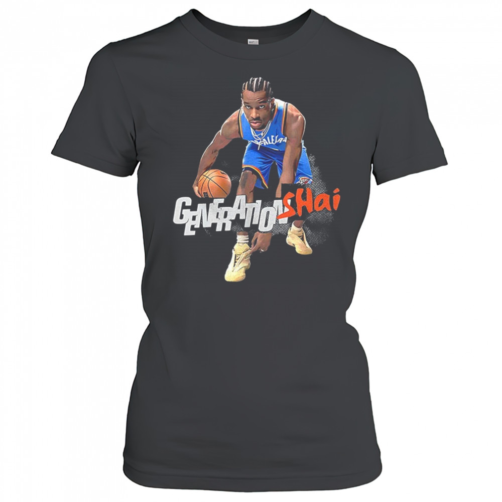 Shai Gilgeous-Alexander Oklahoma City Thunder SLAM February March 2025 cover graphic shirt Women's T-shirt
