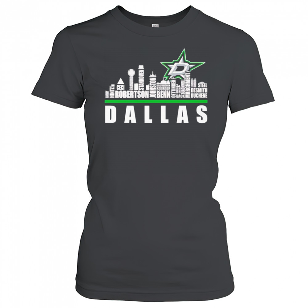 Skyline Dallas Stars name shirt Women's T-shirt
