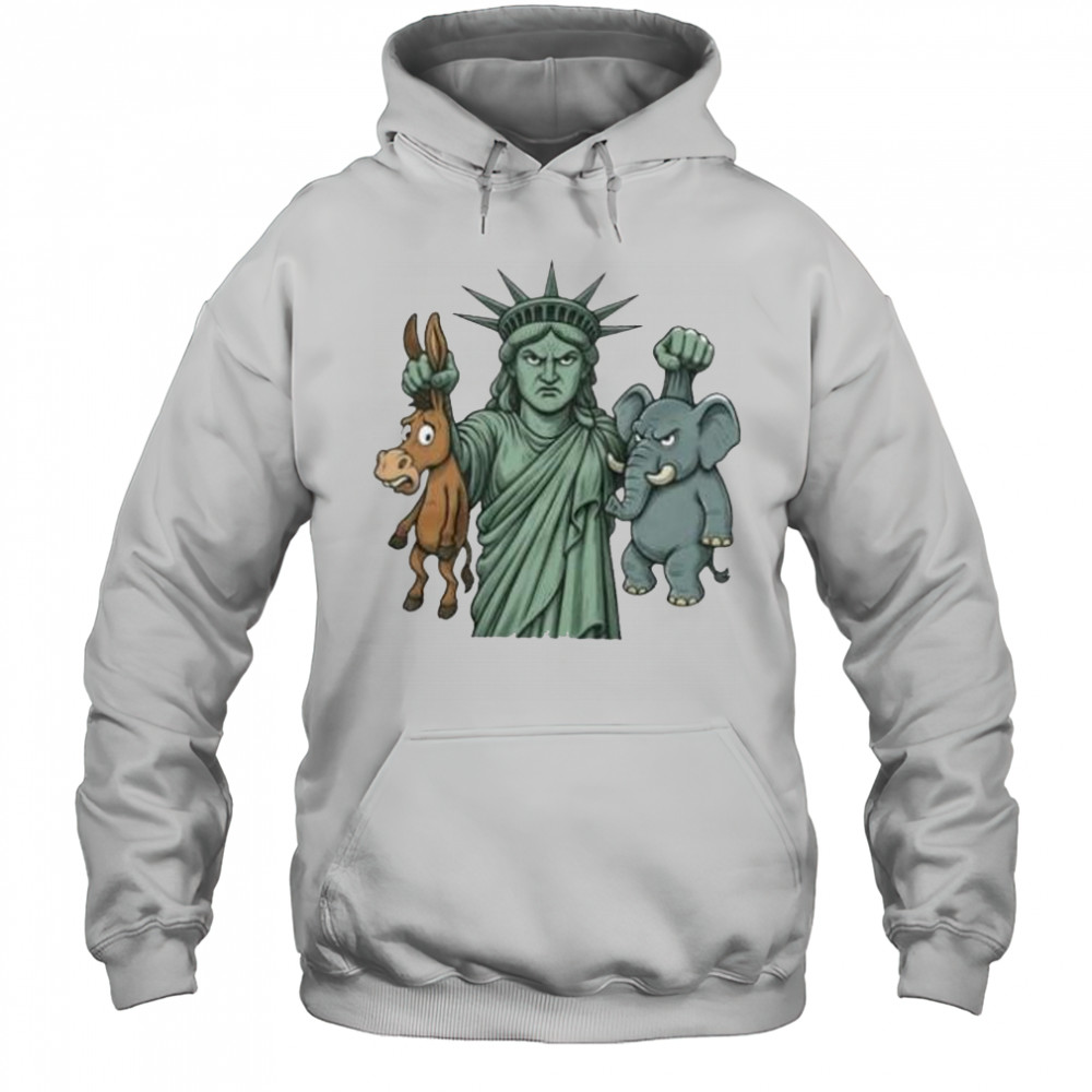 Statue of Liberty principle over party shirt Hoodie